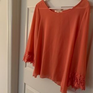 Salmon color blouse